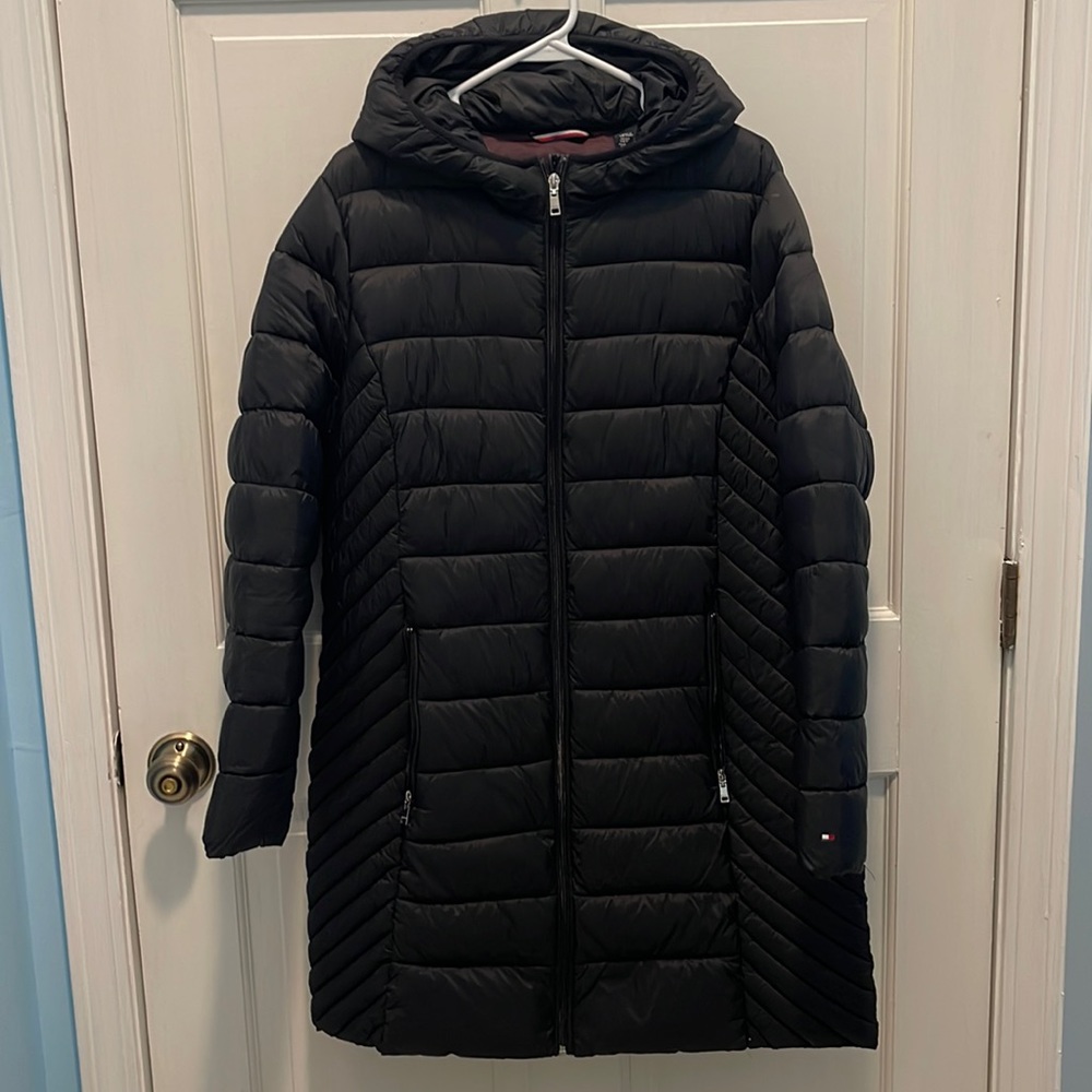 Tommy Hilfiger Packable Quilted Mid Length Coat